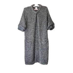 RED VALENTINO GARAVANI Wool & Cashmere Blend Coatigan, Size L (Int'l) US 8 UK 12